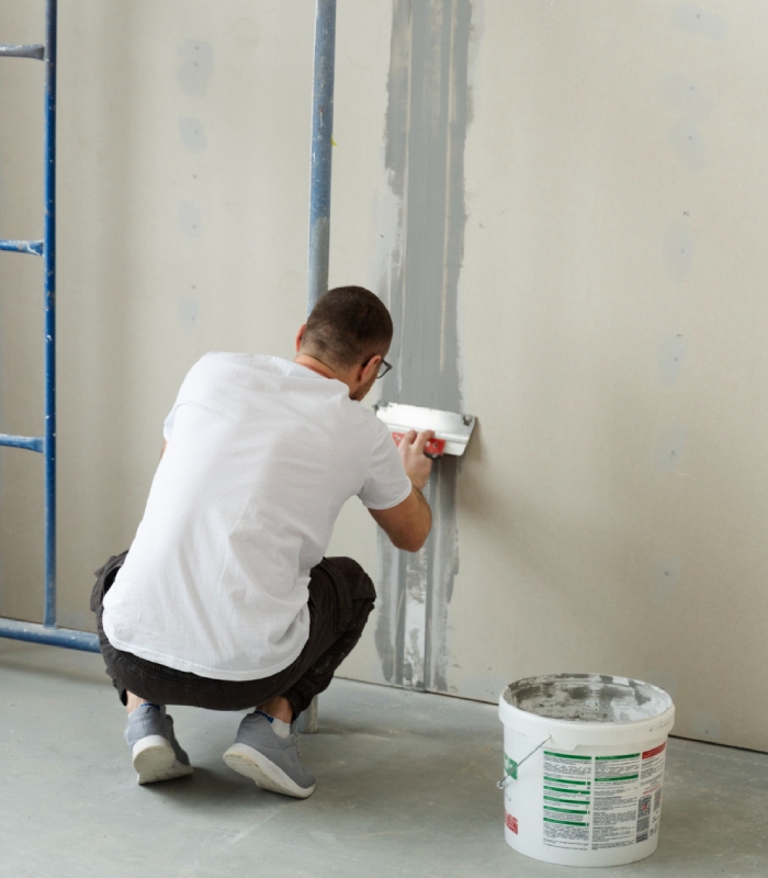 Finition mur intérieur